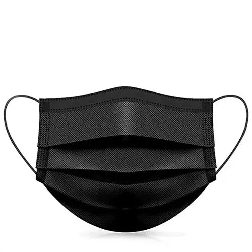 DISPOSABLE 3 PLY BLACK MASK