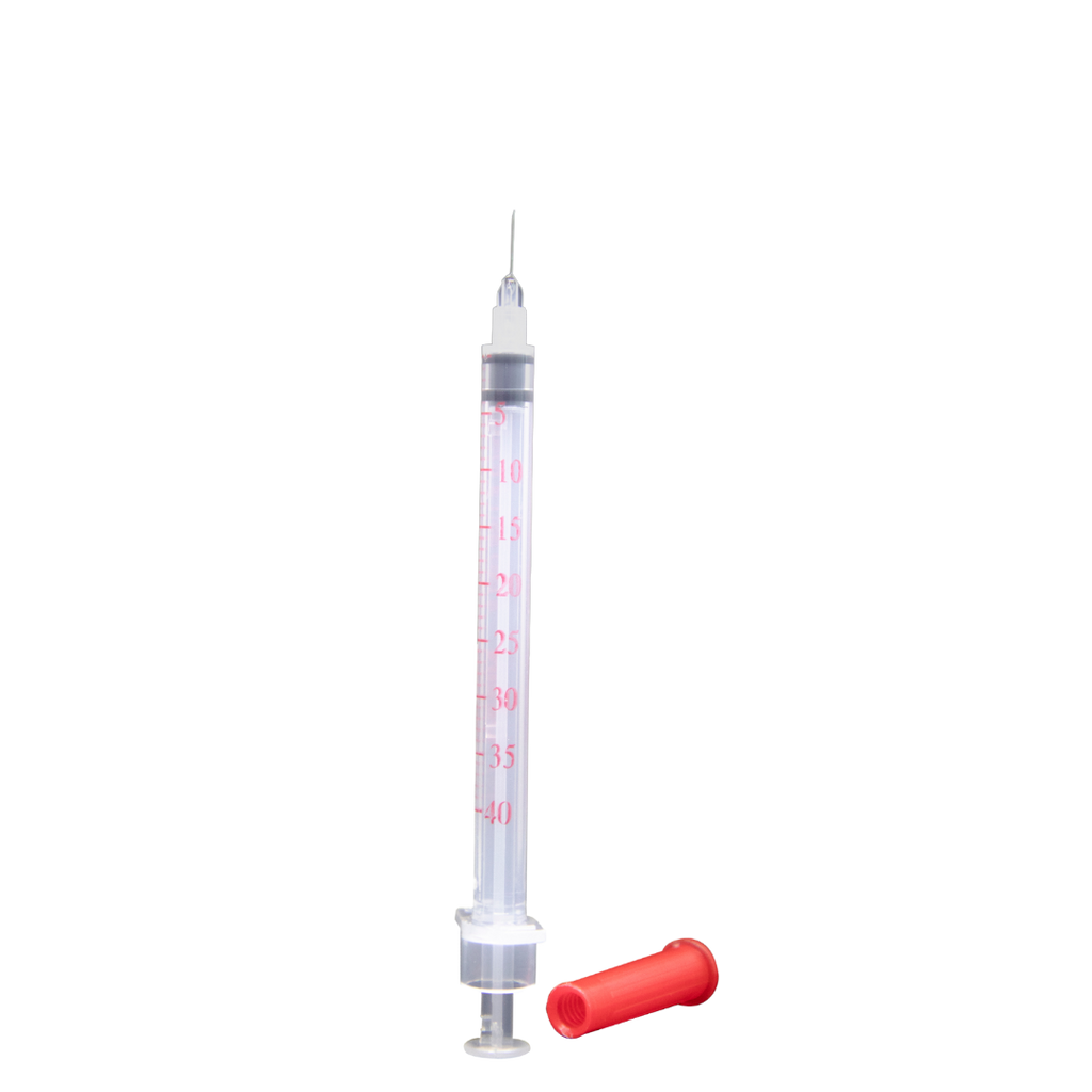 NIPRO EO 1ML (U-40)INSULIN SYRINGE 31GX6MMSP