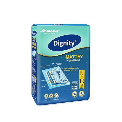 DIGNITY MATTEY UNDERPADS (60*90) 10'S