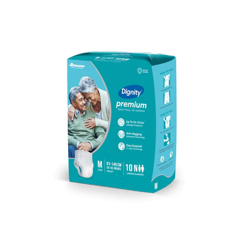 DIGNITY PREMIUM ADULT DIAPER MEDIUM 10's