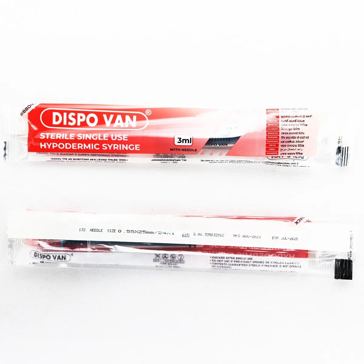 DISPOVAN SYRINGES 3ML-N-24X1