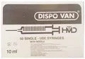 DISPOVAN SYRINGES 10 ML W/N 22G