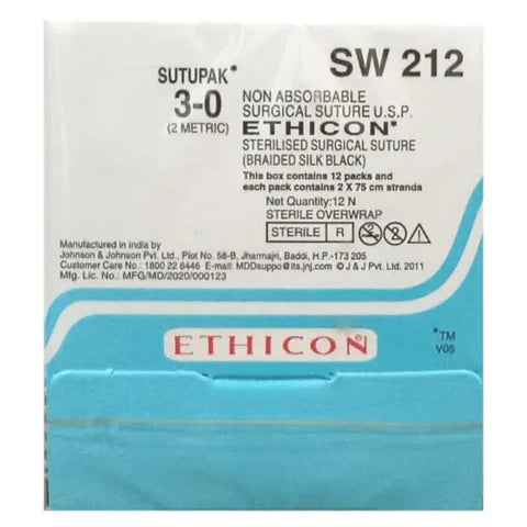 ETHICON SW212 SUTUPAK3-0