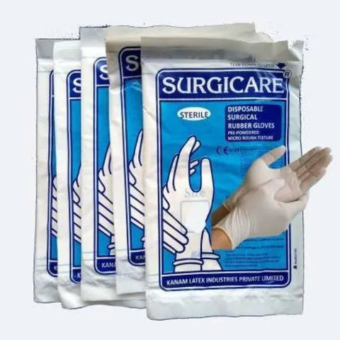 SURGICARE STERILE SURGICAL GLOVES SIZE 7.5