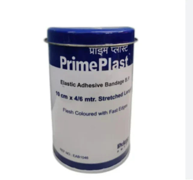 PRIME PLAST ELASTIC ADHESIVE BANDAGE 8CM*4/6MTR