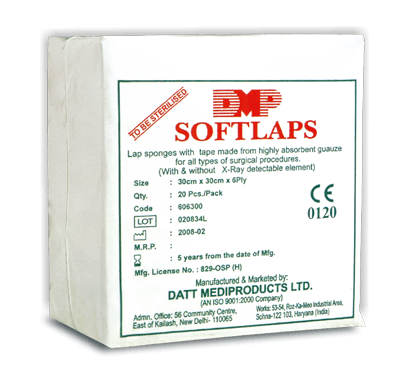 SOFTLAPS 30CM*30CM*12 PLY 5'S