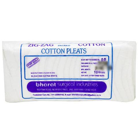 BHARATH COTTON PLATES ZIGZAG ROLL100GM